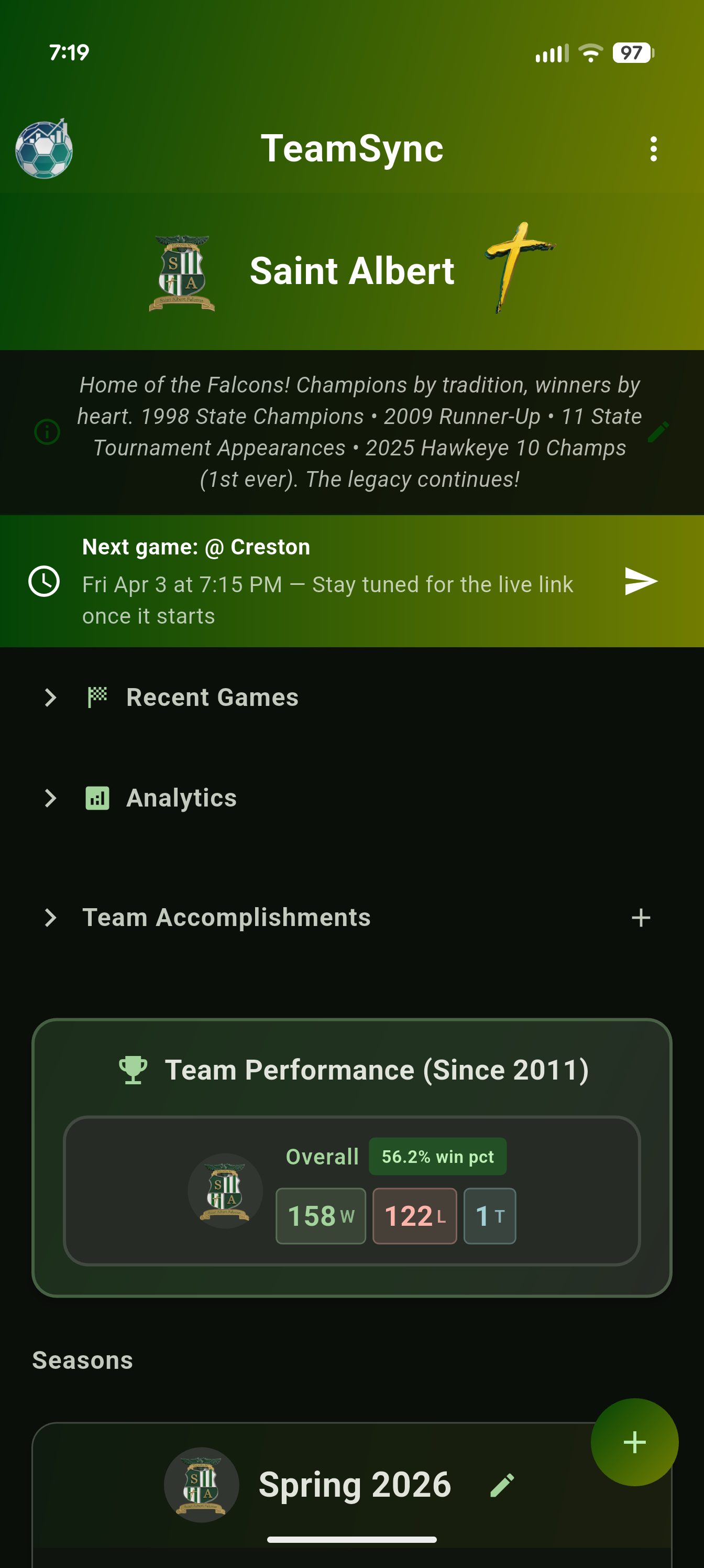 TeamSync Team Dashboard